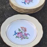 8 hollow plates L'Amandinoise