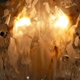 Large glass wall & ceiling lamp, 1960’s