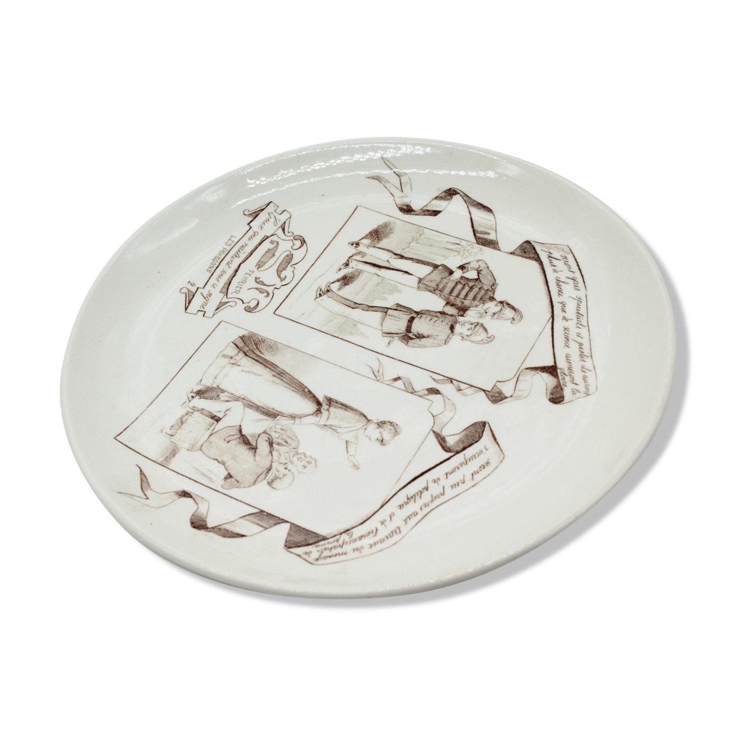 Vintage horoscope plate