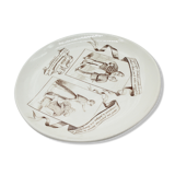 Vintage horoscope plate