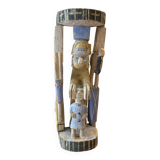 Carved totem pole 1940