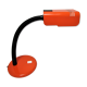 Office lamp targetti sankey metal orange vintage 70s