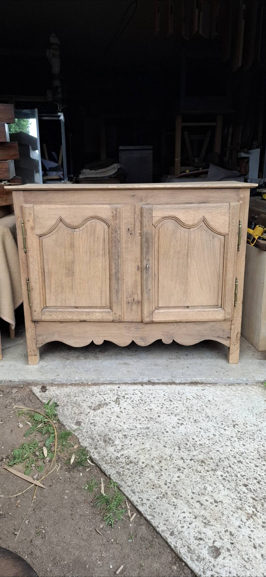 Renovated oak sideboard