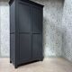 Large black Parisian wardrobe