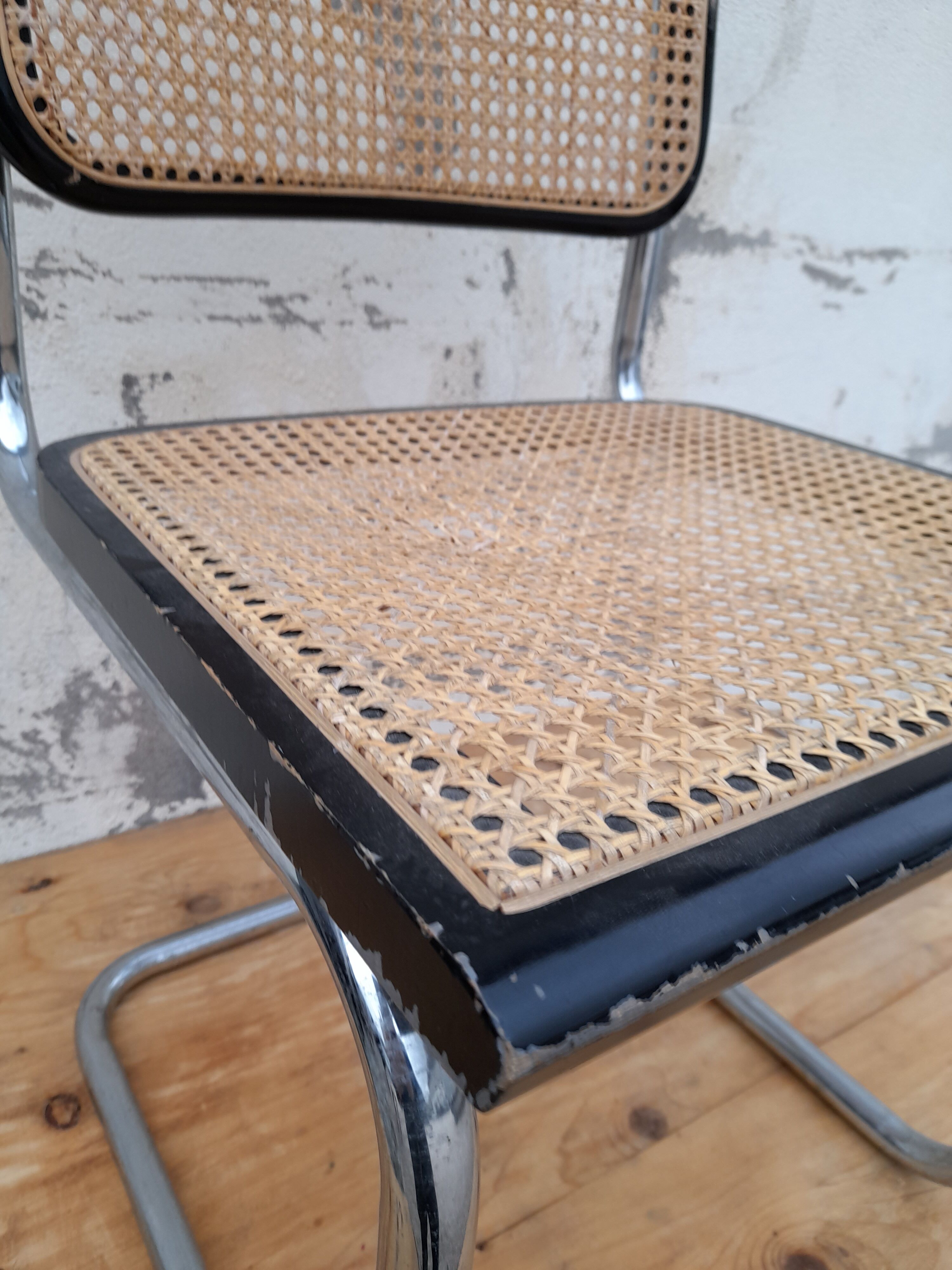 Chaise Marcel Breuer b32 signé Italy