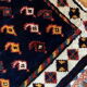 Ancient  carpet Persian Luri 58cm x 91cm 1890 s