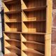 Pine bookcase (251 x 49 x height 288 cm)
