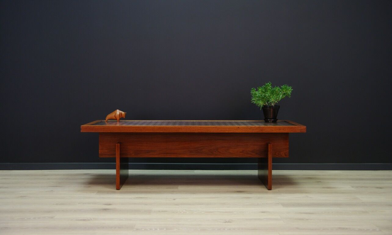 Table basse palissandre 60/70