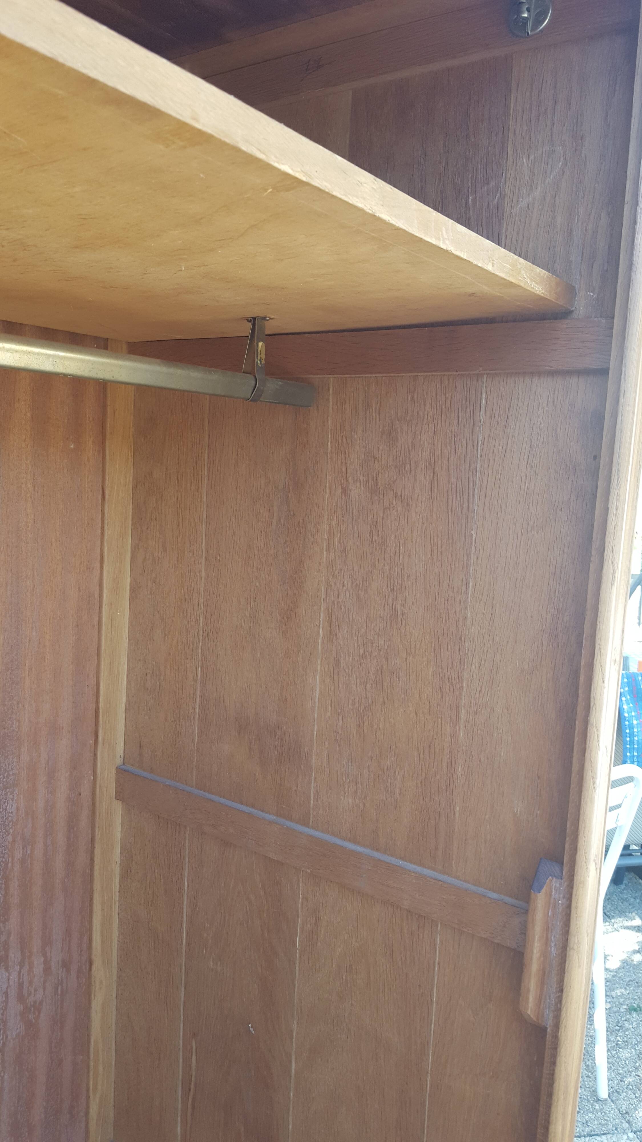 Scandinavian vintage cabinet sliding doors