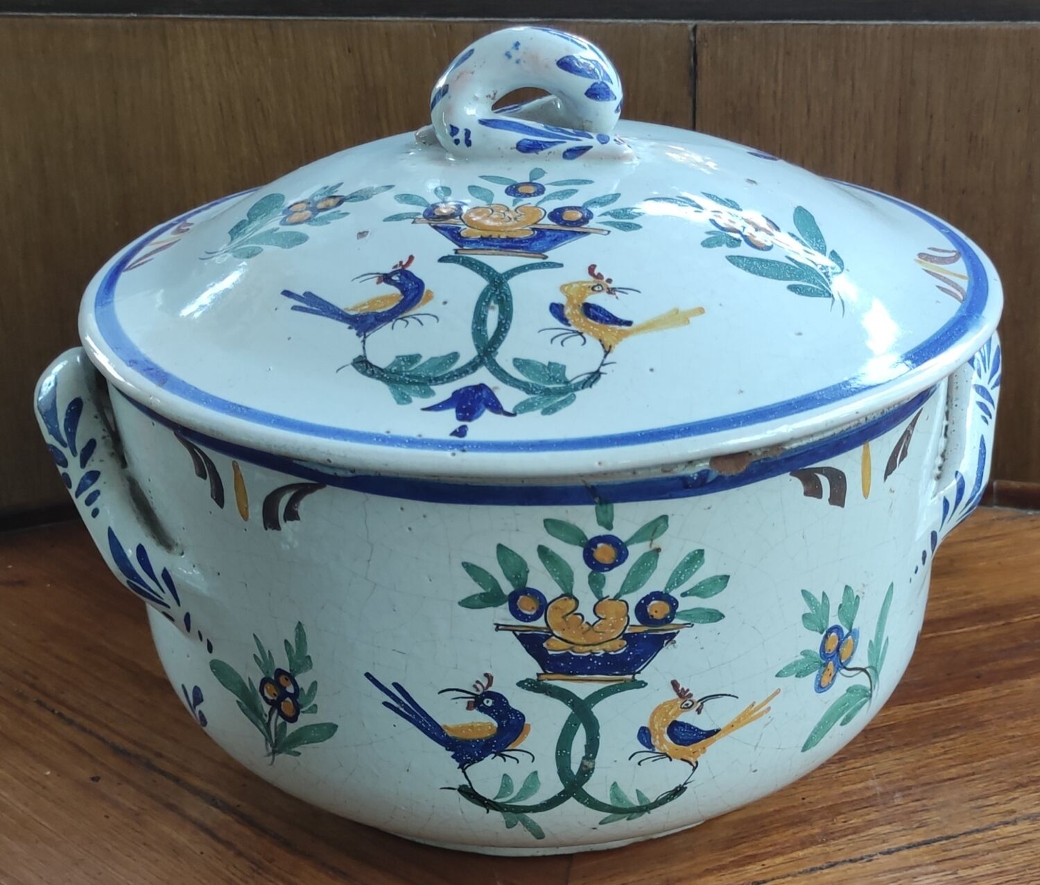 Ancienne soupière vieux Rouen 19 ème siècle