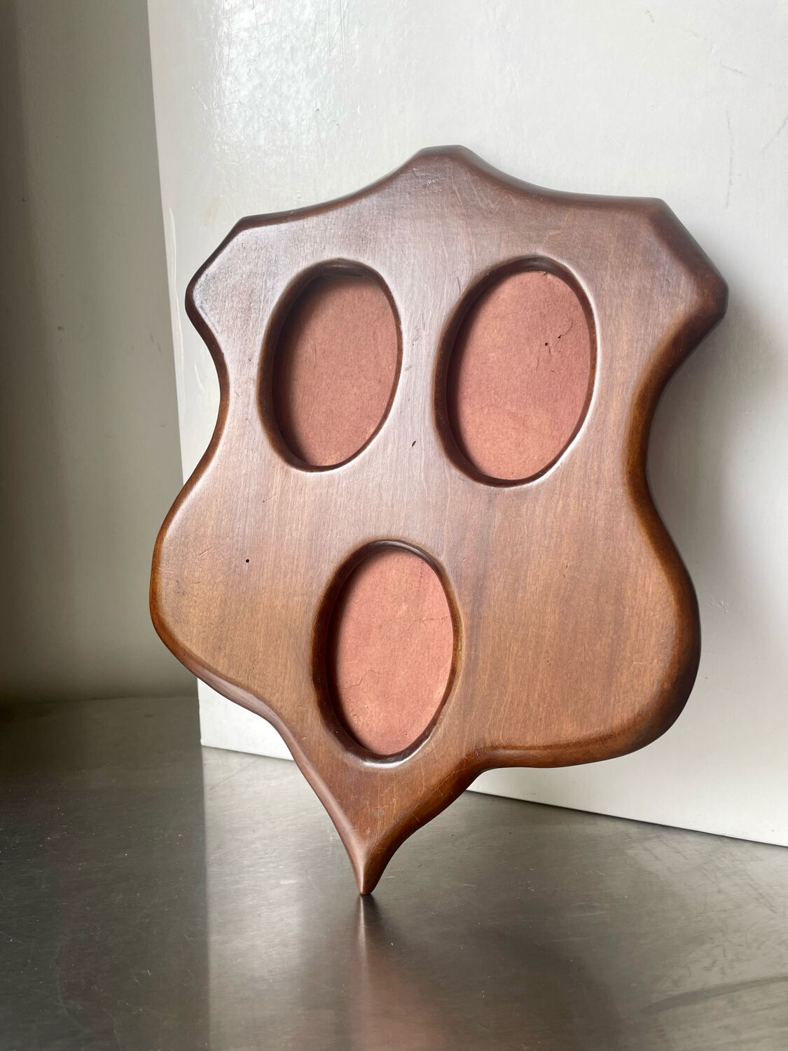 Art nouveau mahogany picture frame