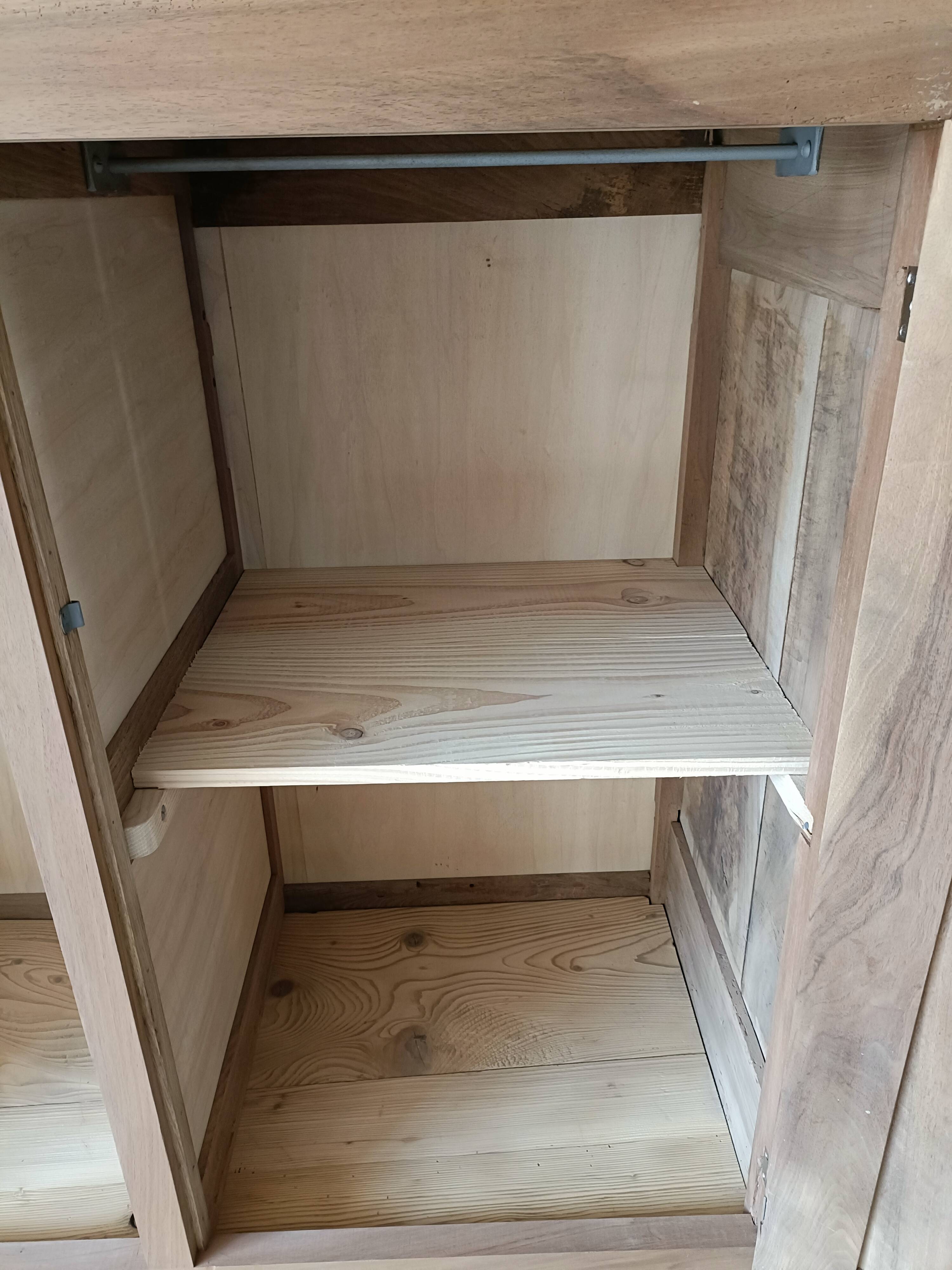 Renovated asymmetrical Art Deco wardrobe/cupboard