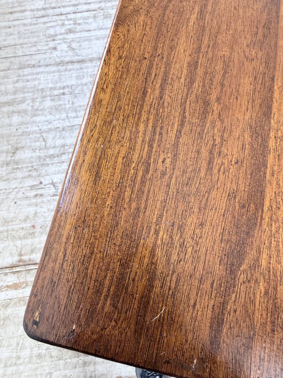 Table de ferme campagne noyer massif XL 250cm