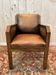 Art Deco Leather Armchair