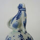Boch Delfts blue and white sphinx vase, Holland, 50s