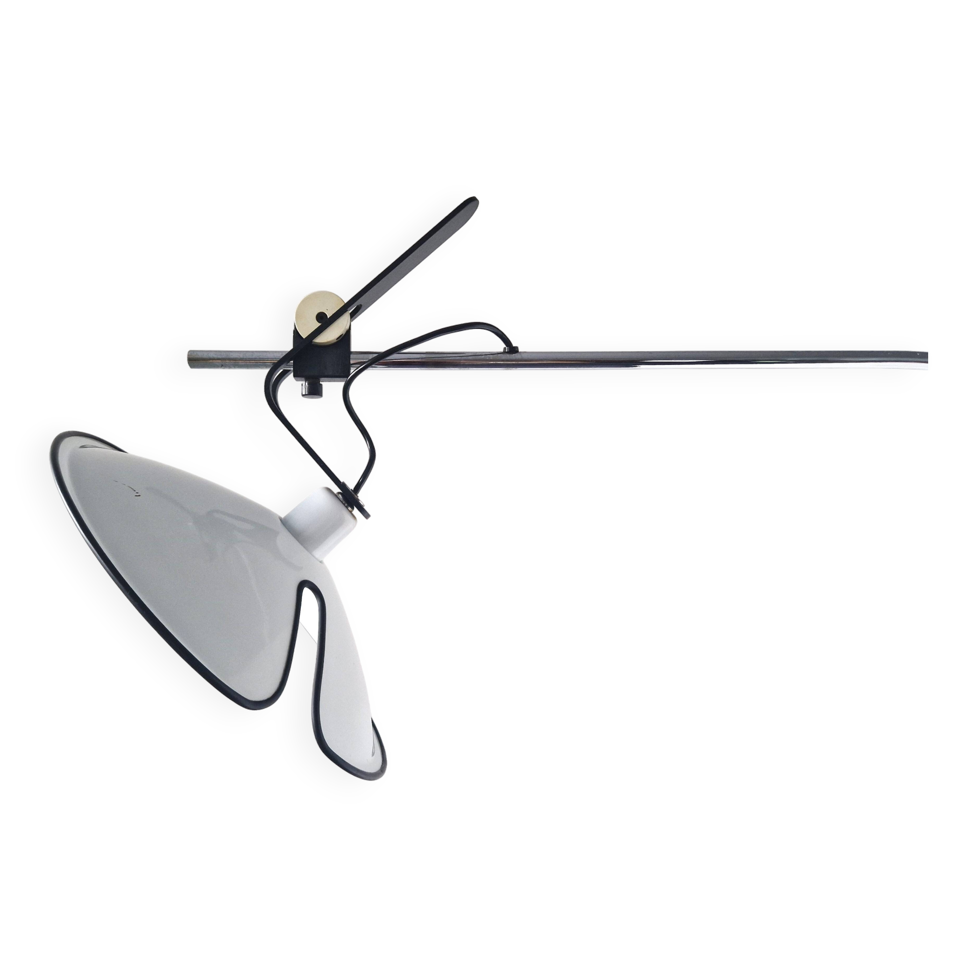 Rare adjustable wall lamp by Lella Montecroci & Marco De Carli for Arrelam, Italy 1970's