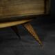 Mid-Century Scandinavian Classic Modern Birch Sideboard with Walnut Front, 1960s