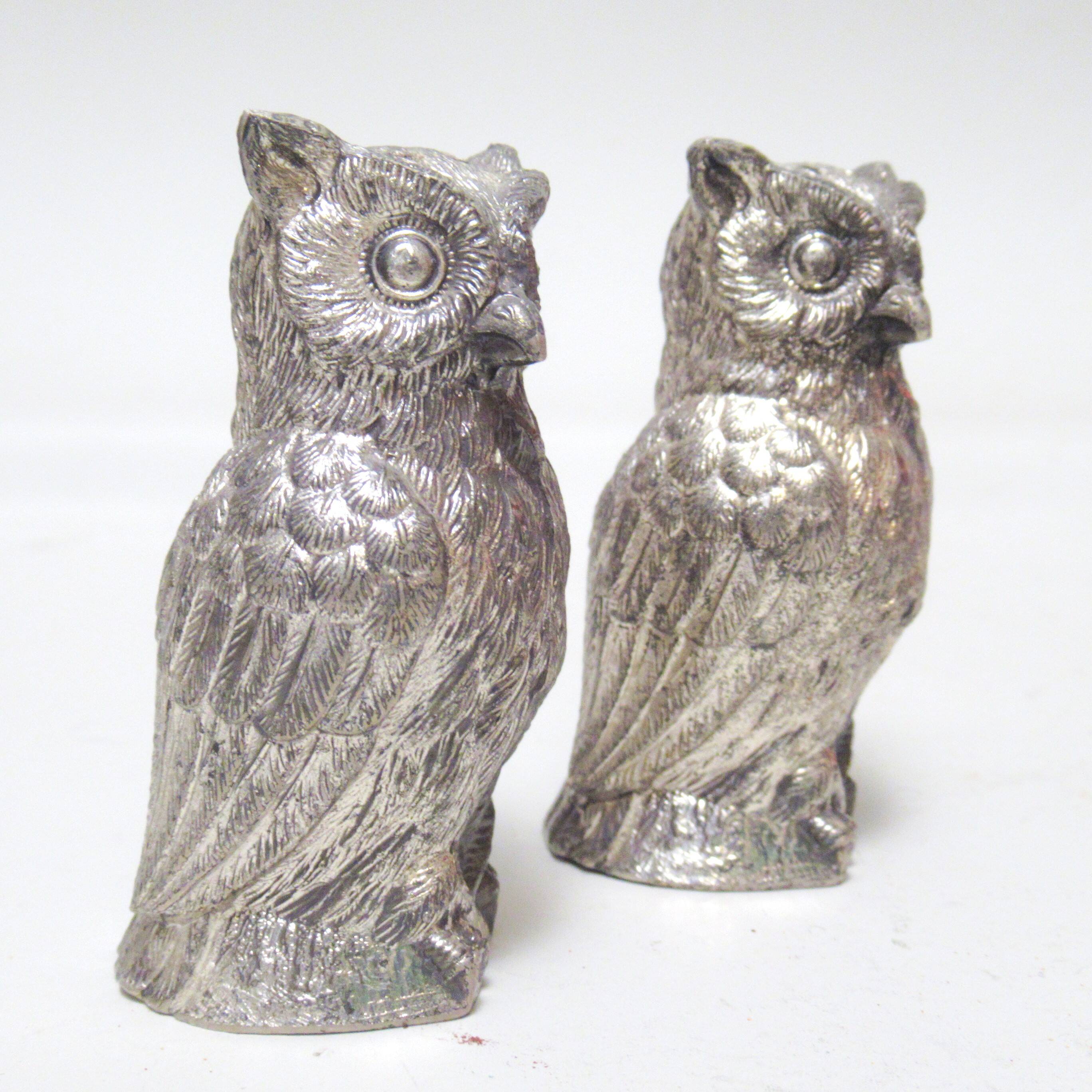 Salt and pepper owls Mauro Manetti 70s