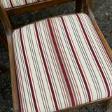 Lot de 4 chaises de salle à manger vintage en acajou