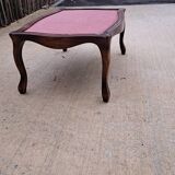 Wood and marble coffee table