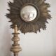 Vintage turned wood lamp, table lamp, lamp to place, Florentine lamp.
