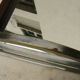Large plateau mirror macassar chrome metal art deco modernist takes hoops