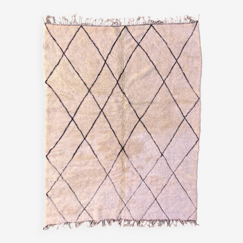 Moroccan rug Beni M'Rirt white - 224 x 294 cm