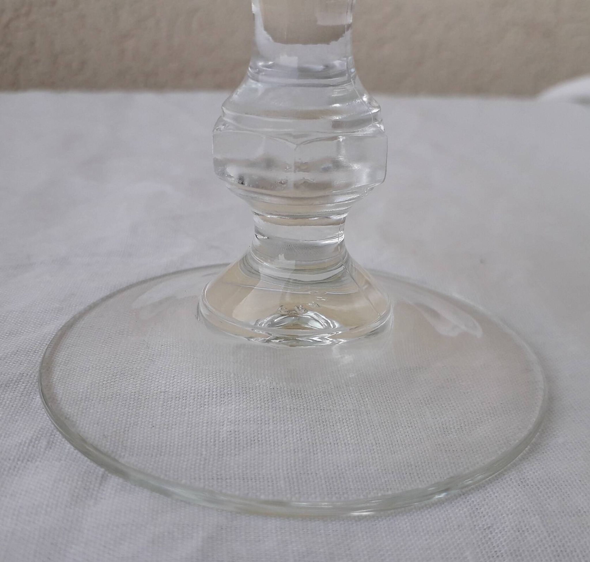 6 verres à pied