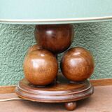 Bedside lamp, ball base, art deco