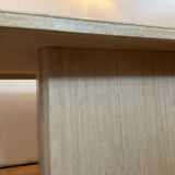 Travertine dining table 6/8 people