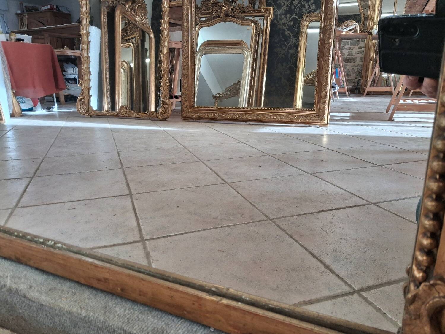 Restoration period mirror, 151 x 112