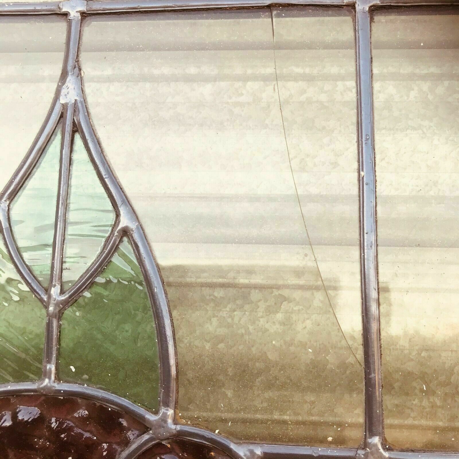 Separation of three Art Deco stained glass doors from the 1900s