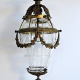 Lantern suspension of gilded bronze vestibule of the period of the XX th century
