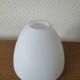 Small translucent white glass lampshade
