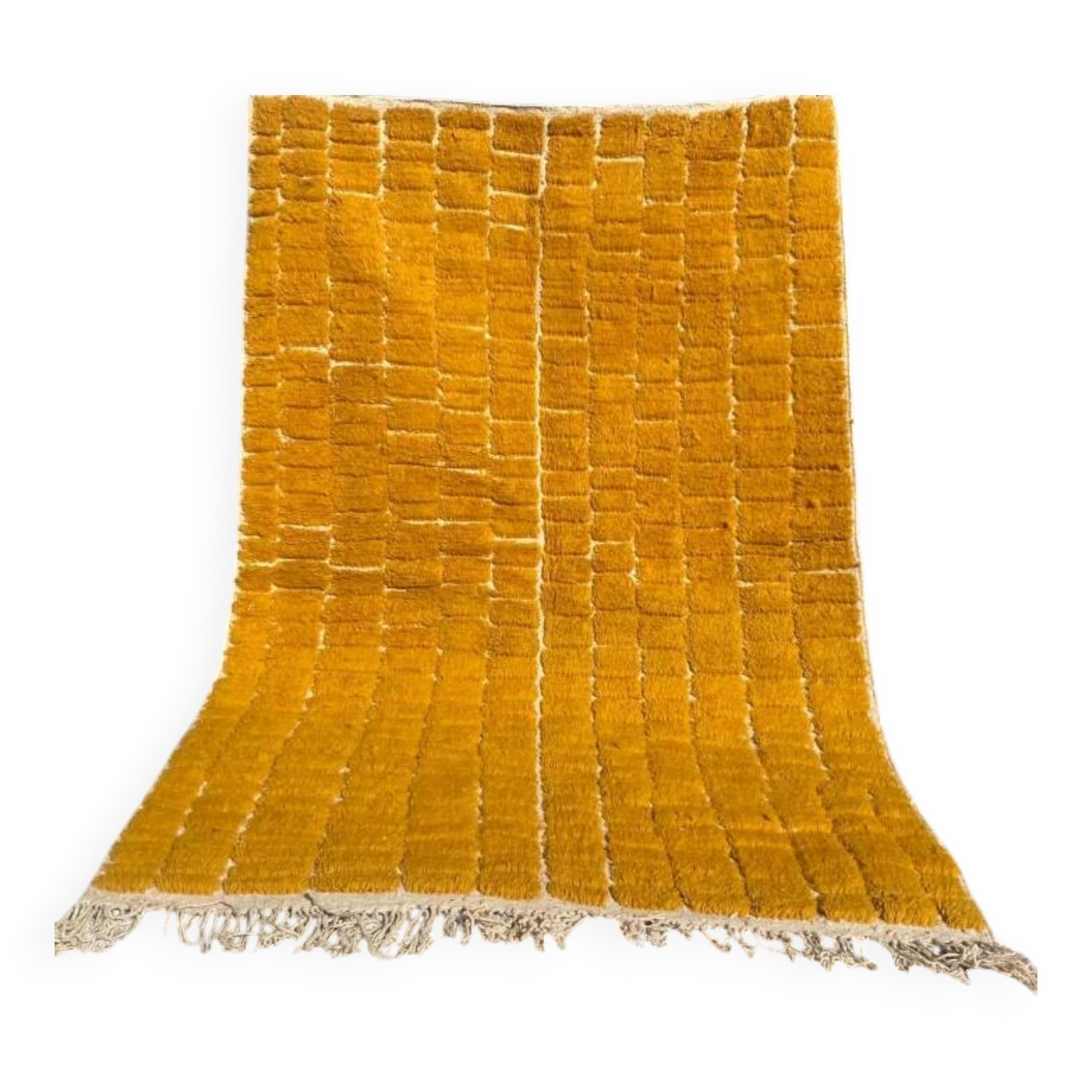 Handmade Mustard Yellow Moroccan Rug - 250/150cm
