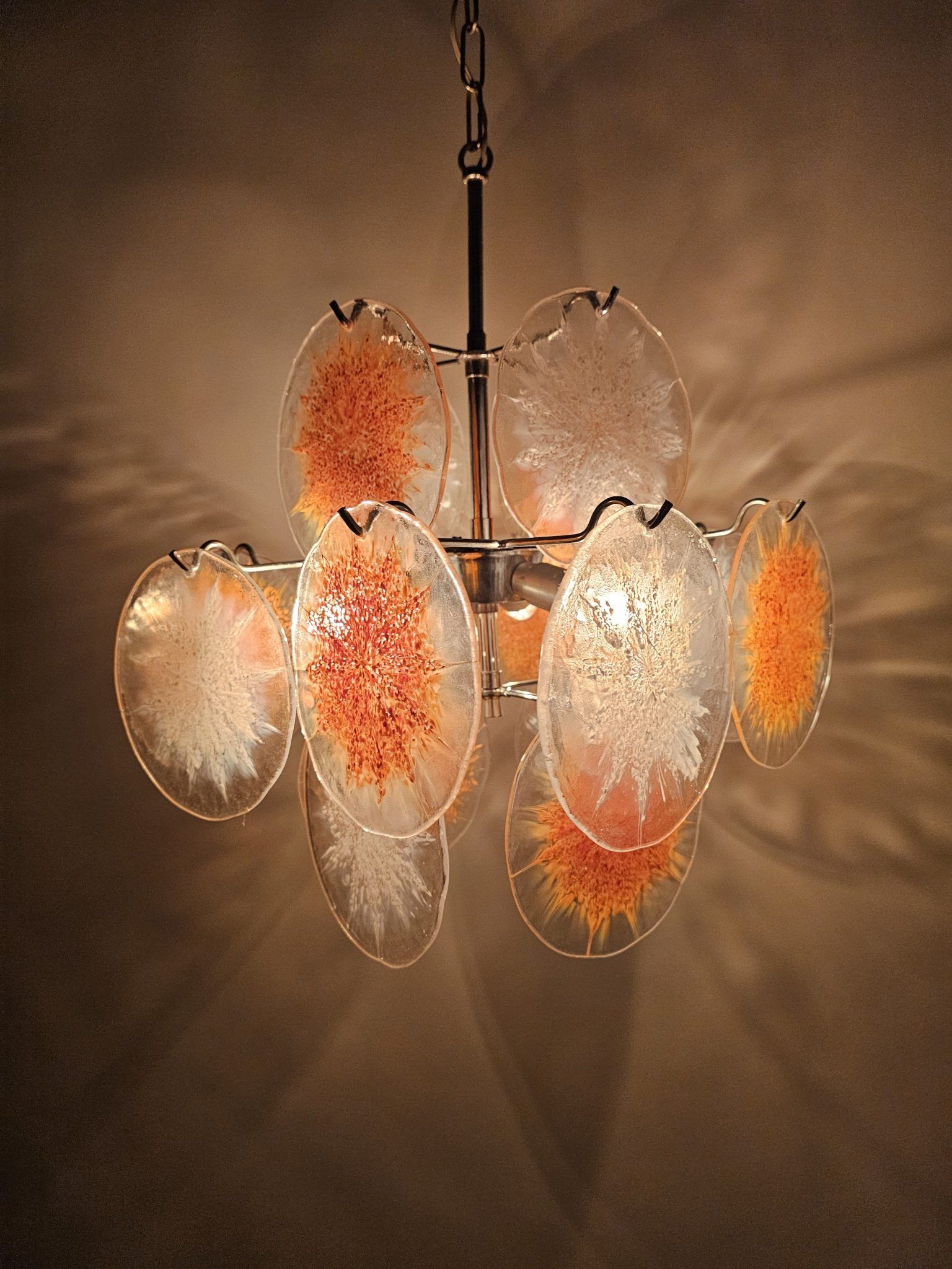 Disc pendant lamp from Vistosi Italy