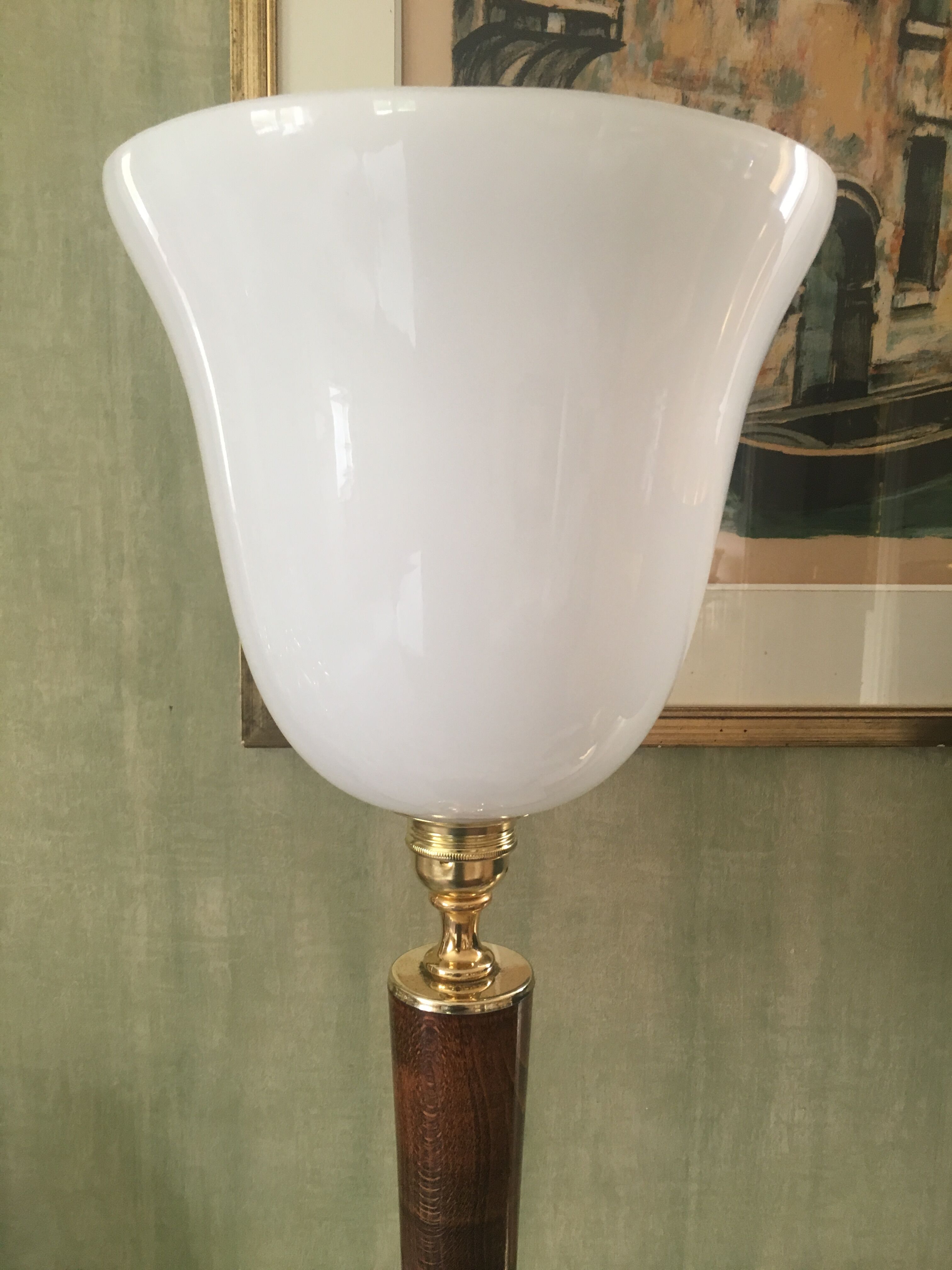 Mazda art deco lamp