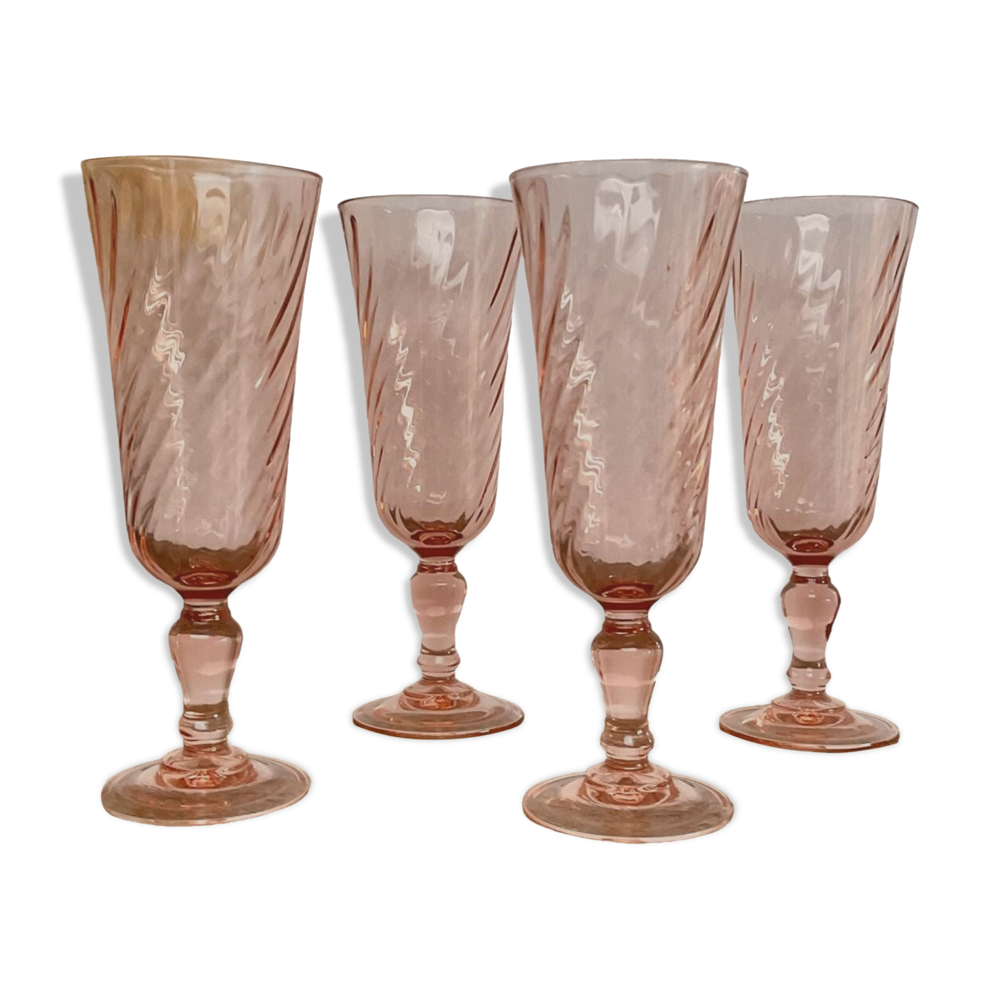 4 vintage Rosaline flutes