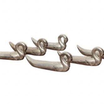 set of 6 swan knife rests