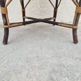 Rattan armchair "A la Girafe"