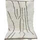 Natural handmade pure wool rug size 100 x 200 cm
