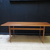 Vintage wooden coffee table, mid century, Czech, Nabytec