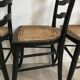 Suite of 3 chairs - late 19th - stamp F.Carton