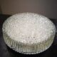 Ceiling lamp vintage glass wall lamp 1960/70 original large model