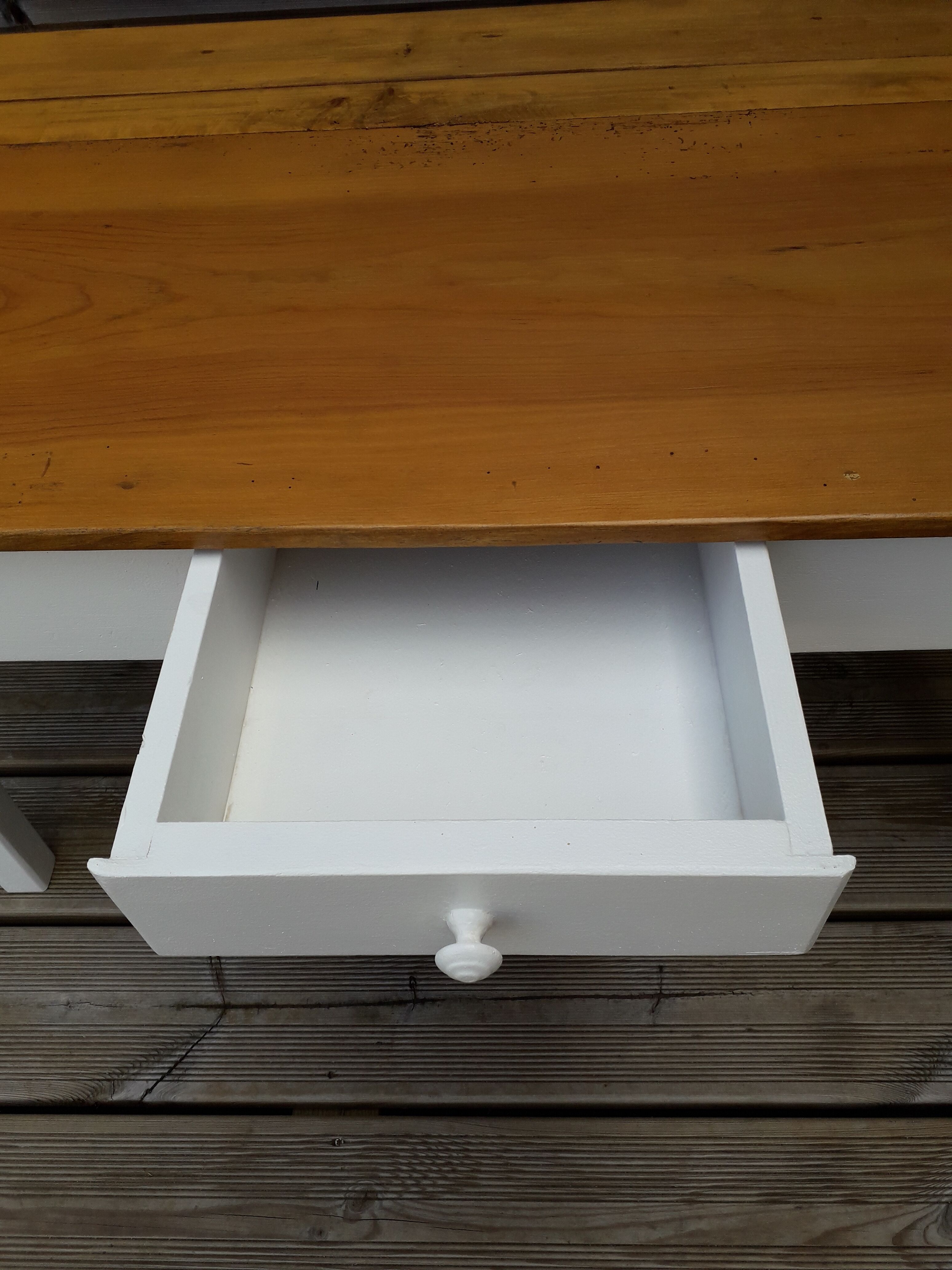Table basse blanche