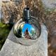 Vintage 70s chrome ball lamp base
