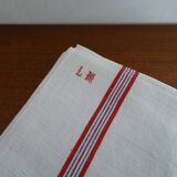 Lot 3 large old monogrammed LM towels