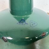 Large Industrial Green Enamel Factory Pendant Lamp, 1960s
