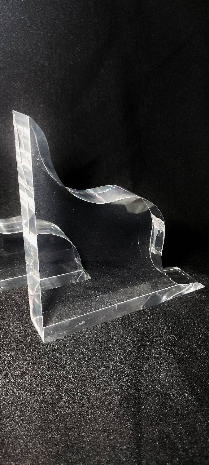 Serre-livres en méthacrylate. Espagne, années 1990.