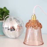 Pink glass walkman, vintage